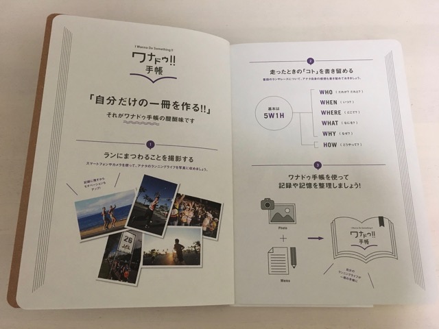 ワナドゥ手帳ランニング